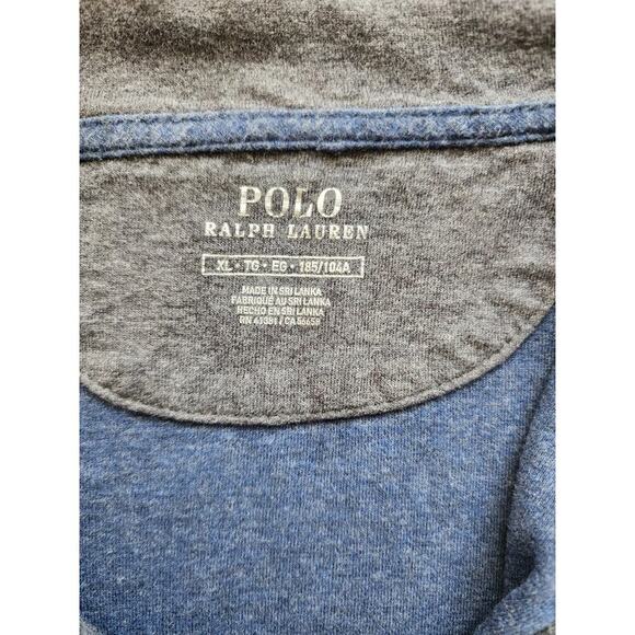 Polo Ralph Lauren Mens XL Blue 1/4 Zip Lightweight Buttery Soft Pullover Preppy - Picture 5 of 8